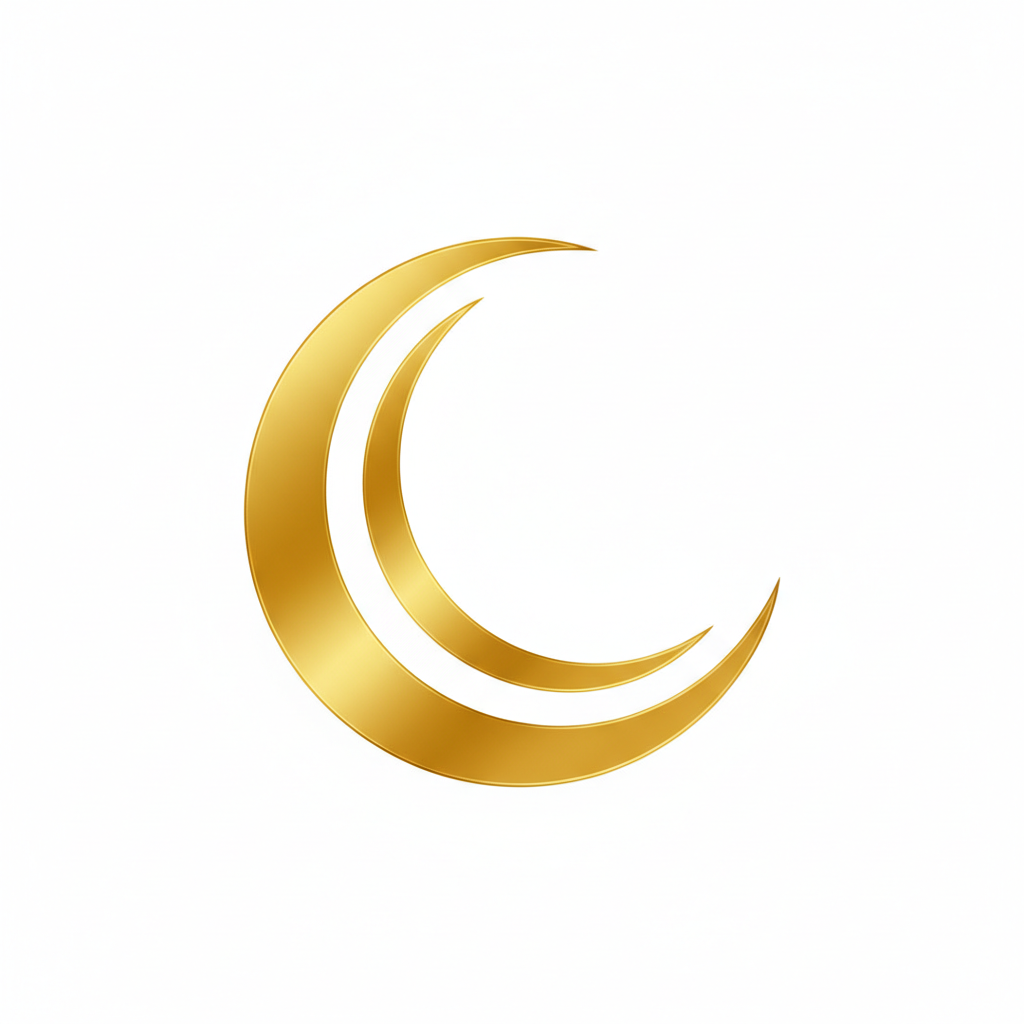 golden moon icon
